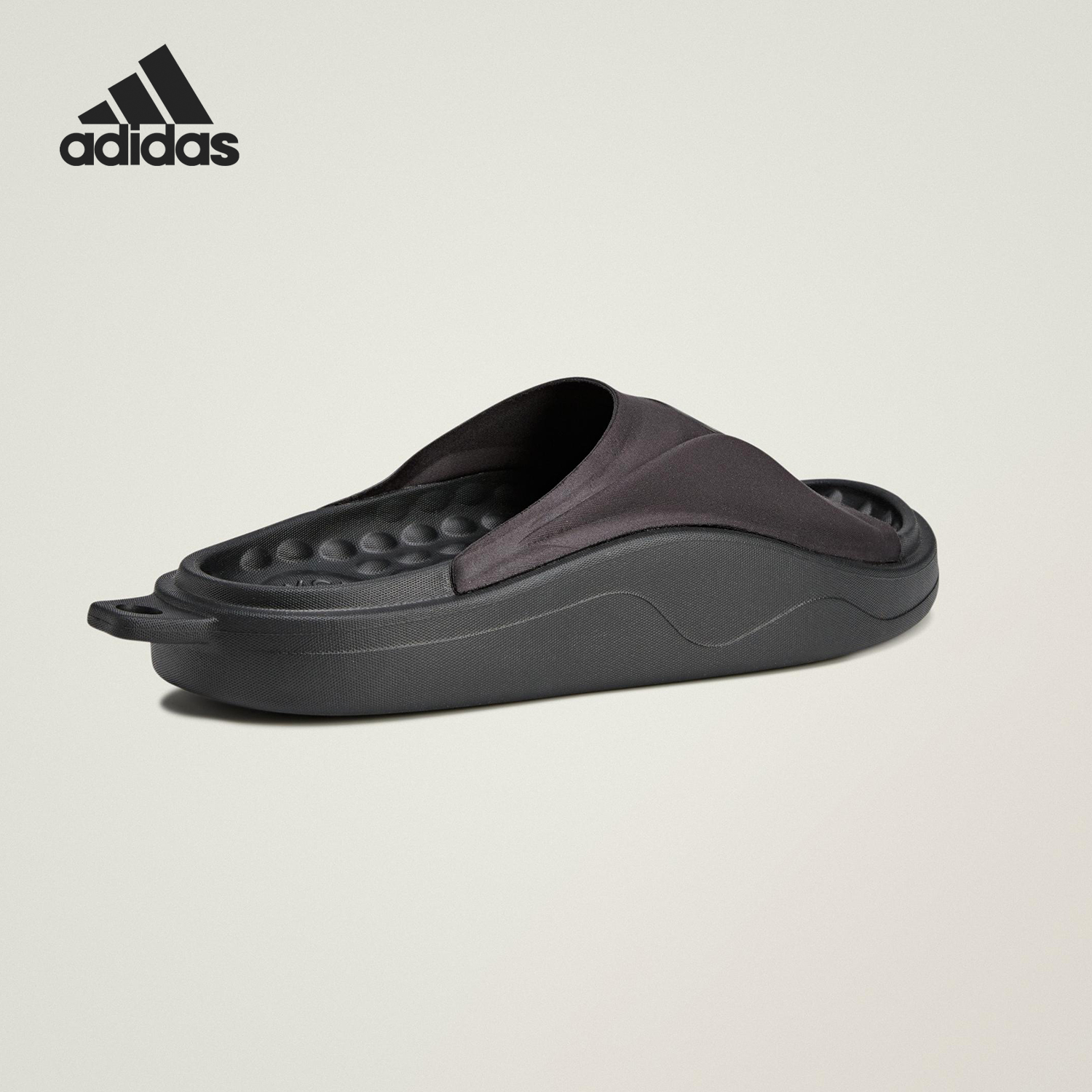 Adidas/阿迪达斯正品夏季款女士日常耐磨轻便一字拖鞋JS0265