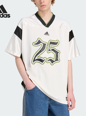 Adidas/阿迪达斯正品FOOTBALL JERSEY男士日常运动宽松短袖JY2762