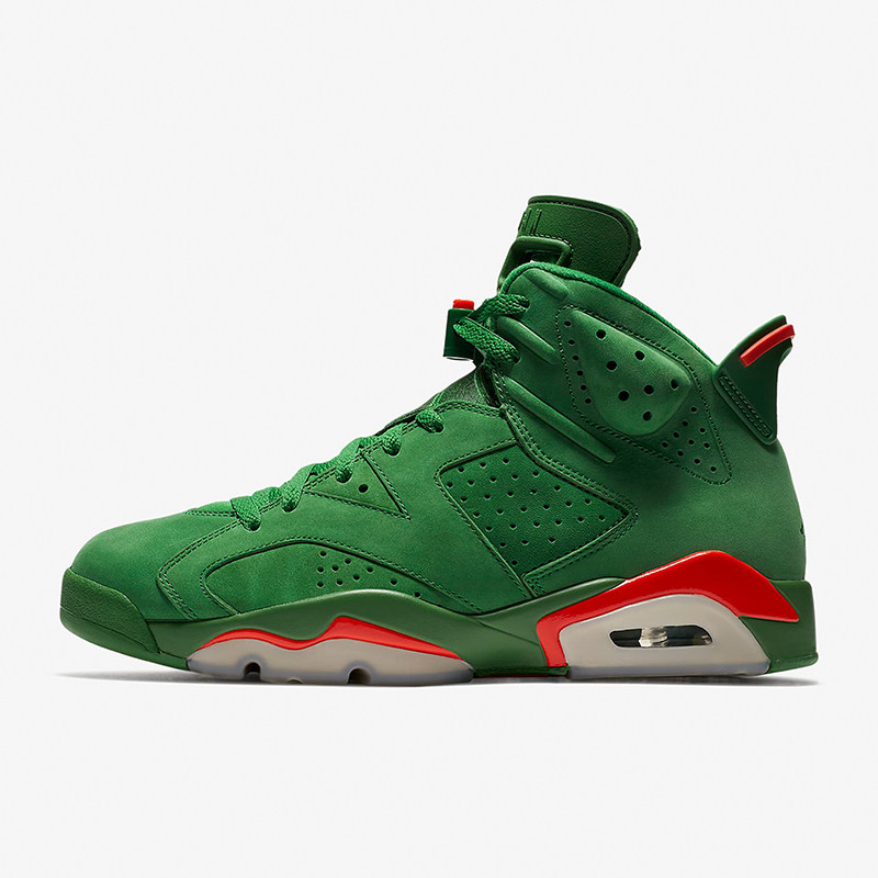 Nike/耐克正品2018春季男士佳得乐绿麂皮篮球鞋AJ5986-335