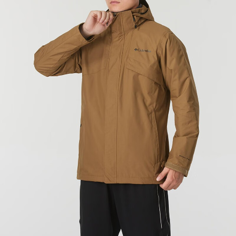 哥伦比亚男士复古三合一冲锋衣