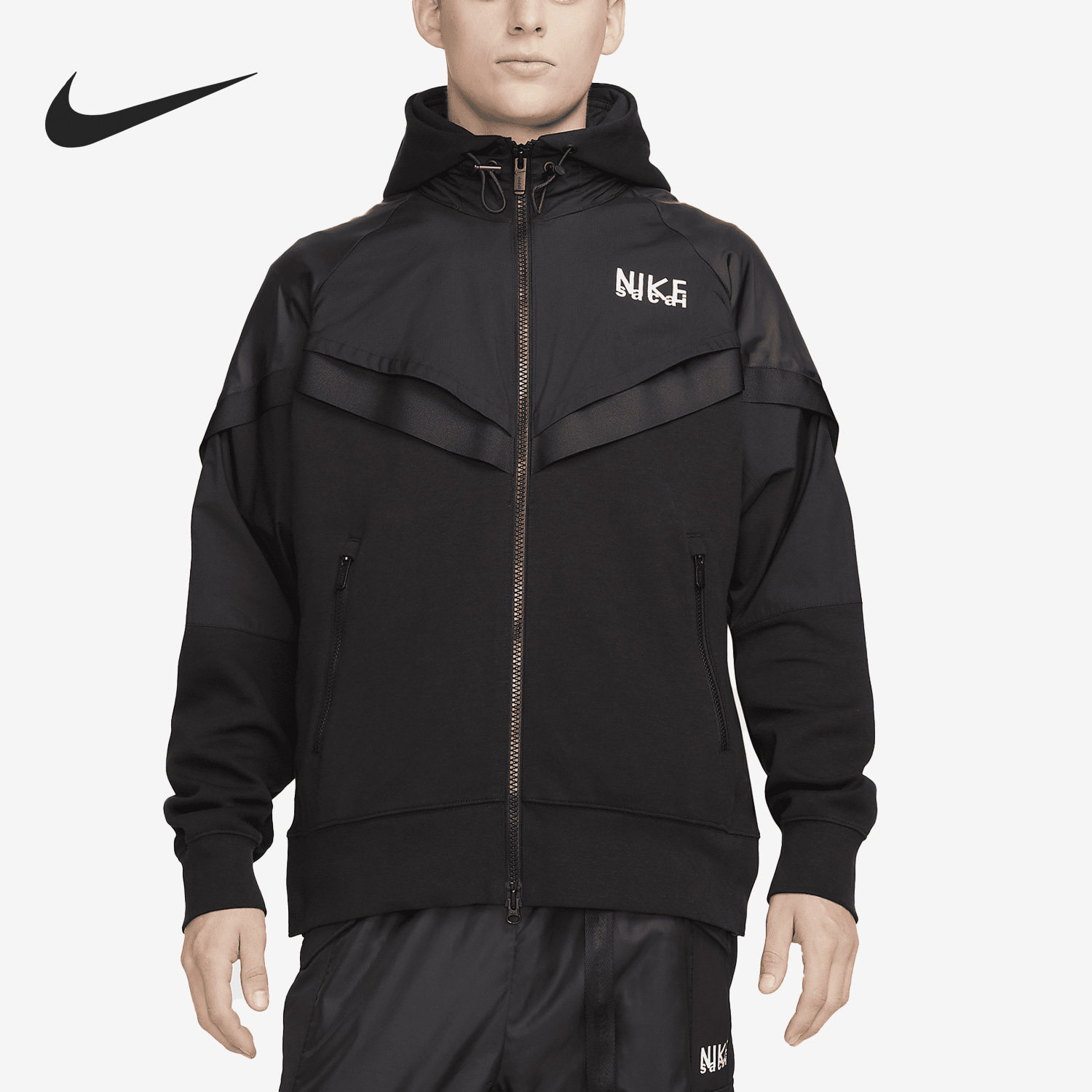 Nike/耐克官方正品春季新款男女同款运动拉链连帽外套 DQ9030-010