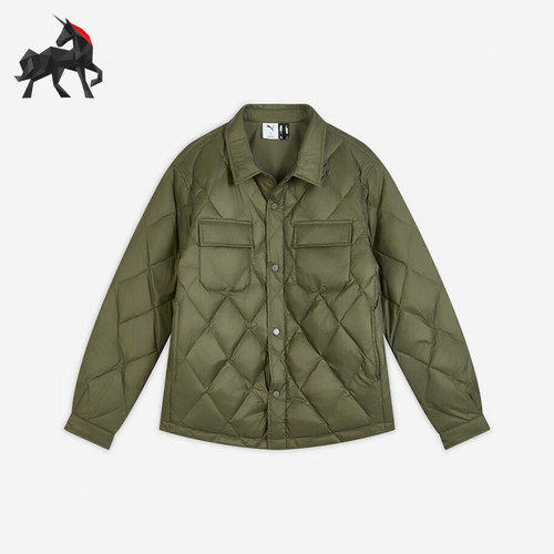 Puma/彪马正品WINTERIZED男士运动保暖轻薄翻领羽绒服635761-81