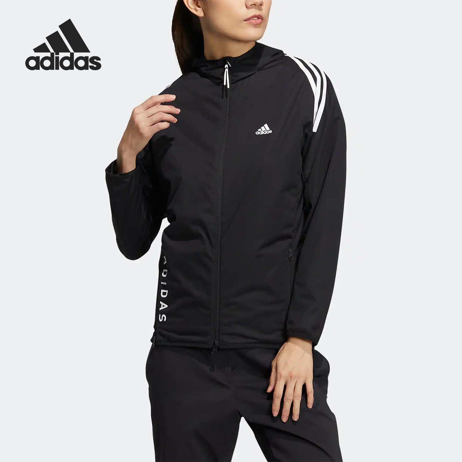 adidas/阿迪达斯官方正品2022秋季女子高尔夫运动夹克外套hg8258