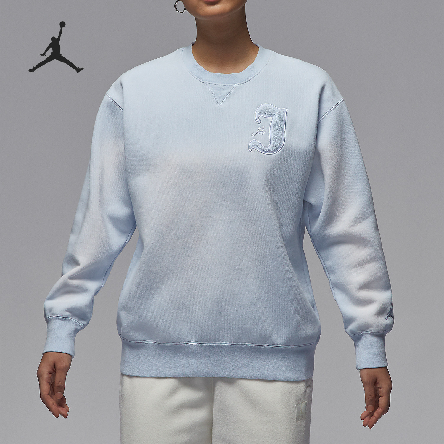 Nike/耐克正品JORDAN女士运动宽松保暖耐穿卫衣FV7066-085