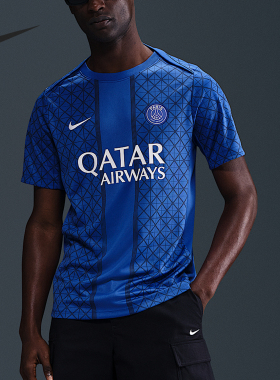 Nike/耐克正品Dri-FIT男士足球训练修身透气短袖HJ7150-406