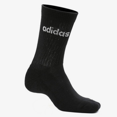阿迪达斯男女运动中筒袜