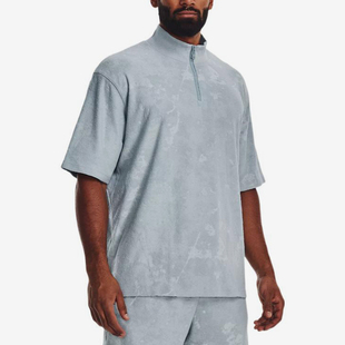 Terry T恤1377178 安德玛正品 465 潮流短袖 Journey Zip男士