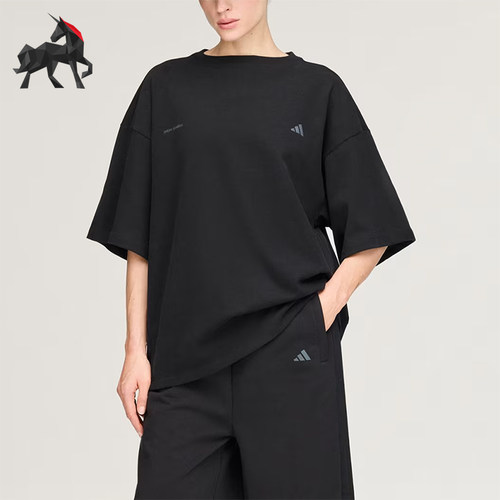 Adidas/阿迪达斯正品夏季男女宽松圆领透气经典套头短袖T恤KD9201