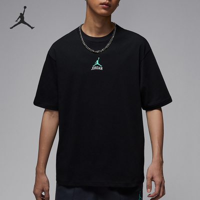 Nike/耐克正品JORDAN男士休闲透气宽松经典图案短袖IM3354-010