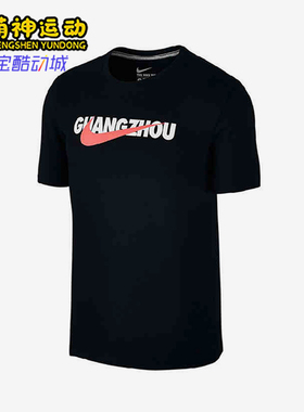 Nike/耐克正品夏季男士印花篮球运动圆领透气短袖T恤AH2281-010