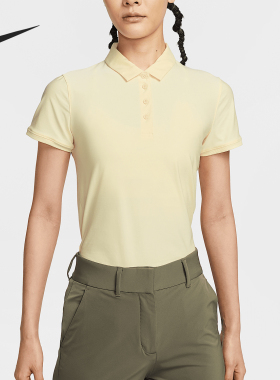 Nike/耐克正品Dri-FIT女士高尔夫运动短袖POLO衫FQ1575-744