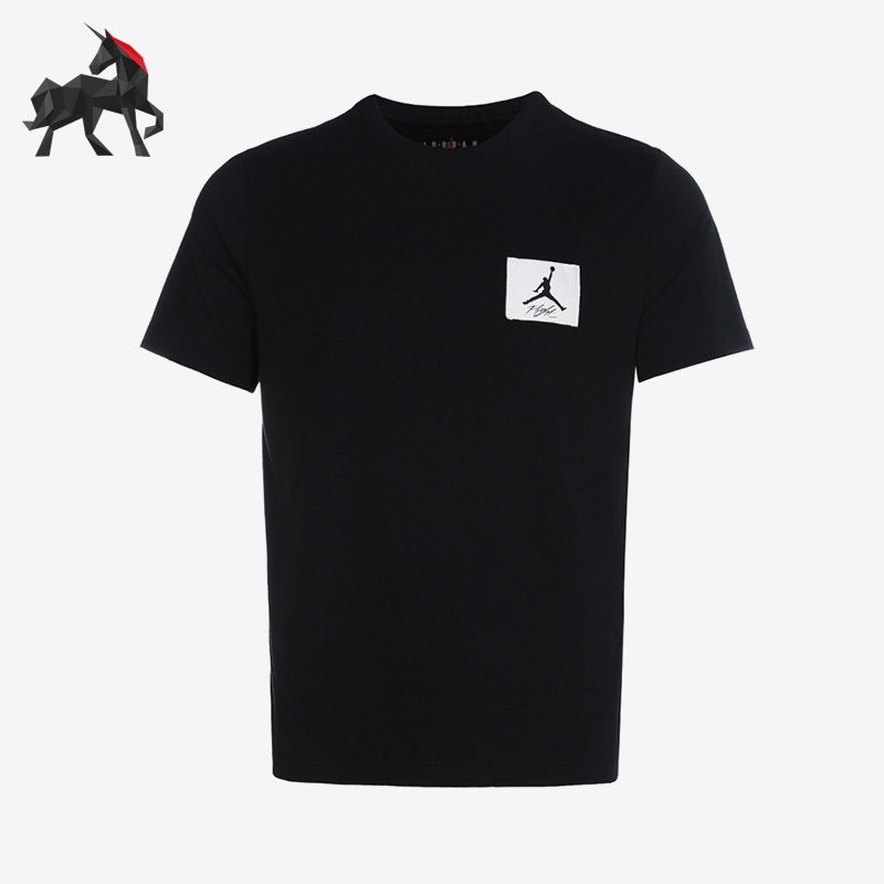 Nike/耐克正品Air Jordan男子舒适运动休闲印花短袖T恤DQ7375-010
