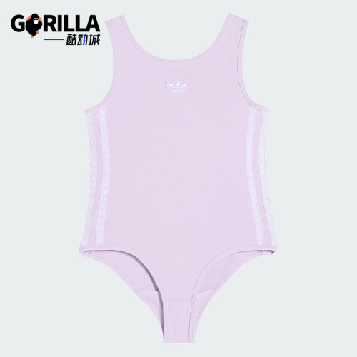 Adidas/阿迪达斯正品三叶草小童亲肤背心无袖连体衣LF8939