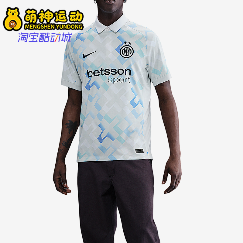 Nike/耐克正品Dri-FIT男士足球运动套头经典透气短袖HJ4604-497