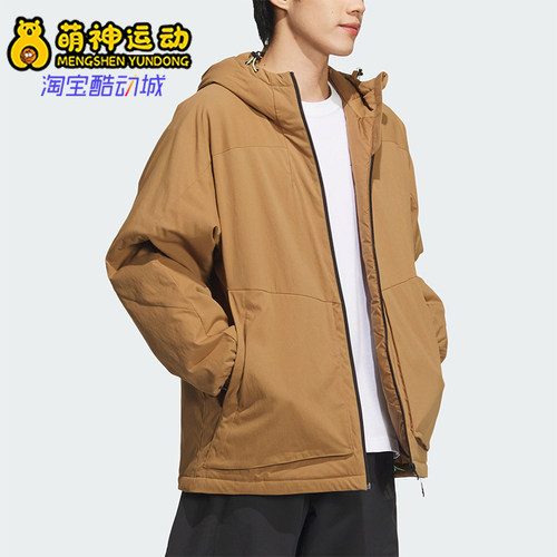 阿迪达斯男士防泼水运动棉服
