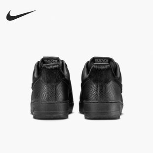 Nike/耐克正品Air Force 1男士篮球皮革低帮休闲鞋HQ1977-001