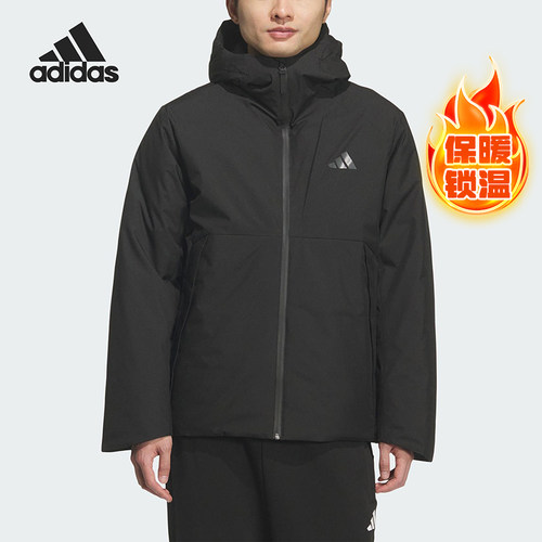 Adidas/阿迪达斯正品冬季男士连帽保暖运动羽绒服外套KQ5505