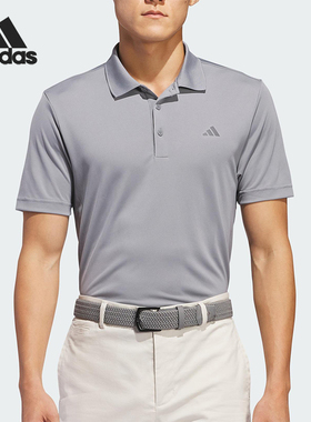 Adidas/阿迪达斯正品夏季男士透气翻领针织运动短袖POLO衫IU4448