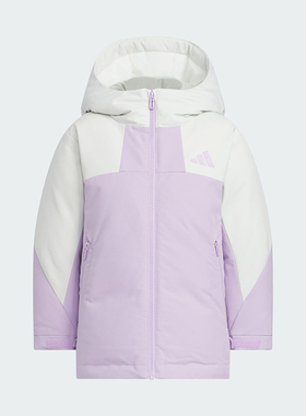 Adidas/阿迪达斯正品LK DOWN PARKA儿童连帽休闲保暖羽绒服KC5415