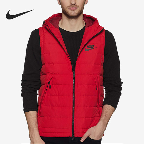 Nike男子运动休闲连帽马甲