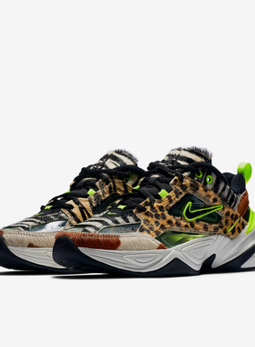 Nike/耐克正品M2K TEKNO绿豹纹马毛男子复古透明休闲老爹鞋CI9631