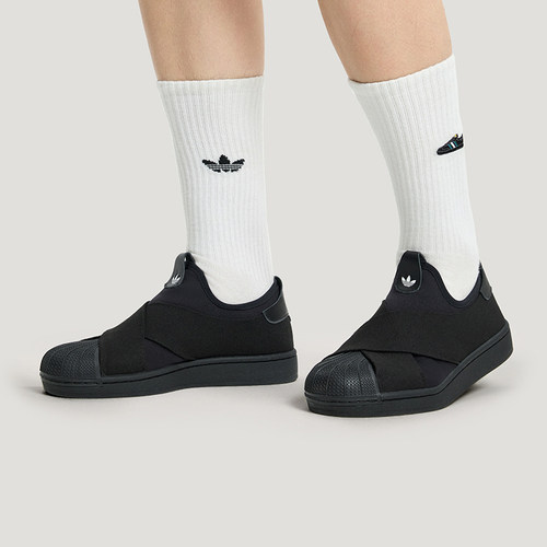Adidas/阿迪达斯正品三叶草男女休闲经典一脚蹬贝壳头板鞋KH8208