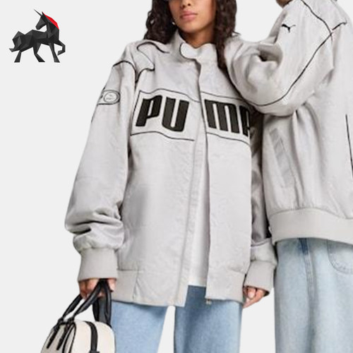 Puma/彪马正品春秋款男女户外立领线条宽松休闲运动外套629914-61