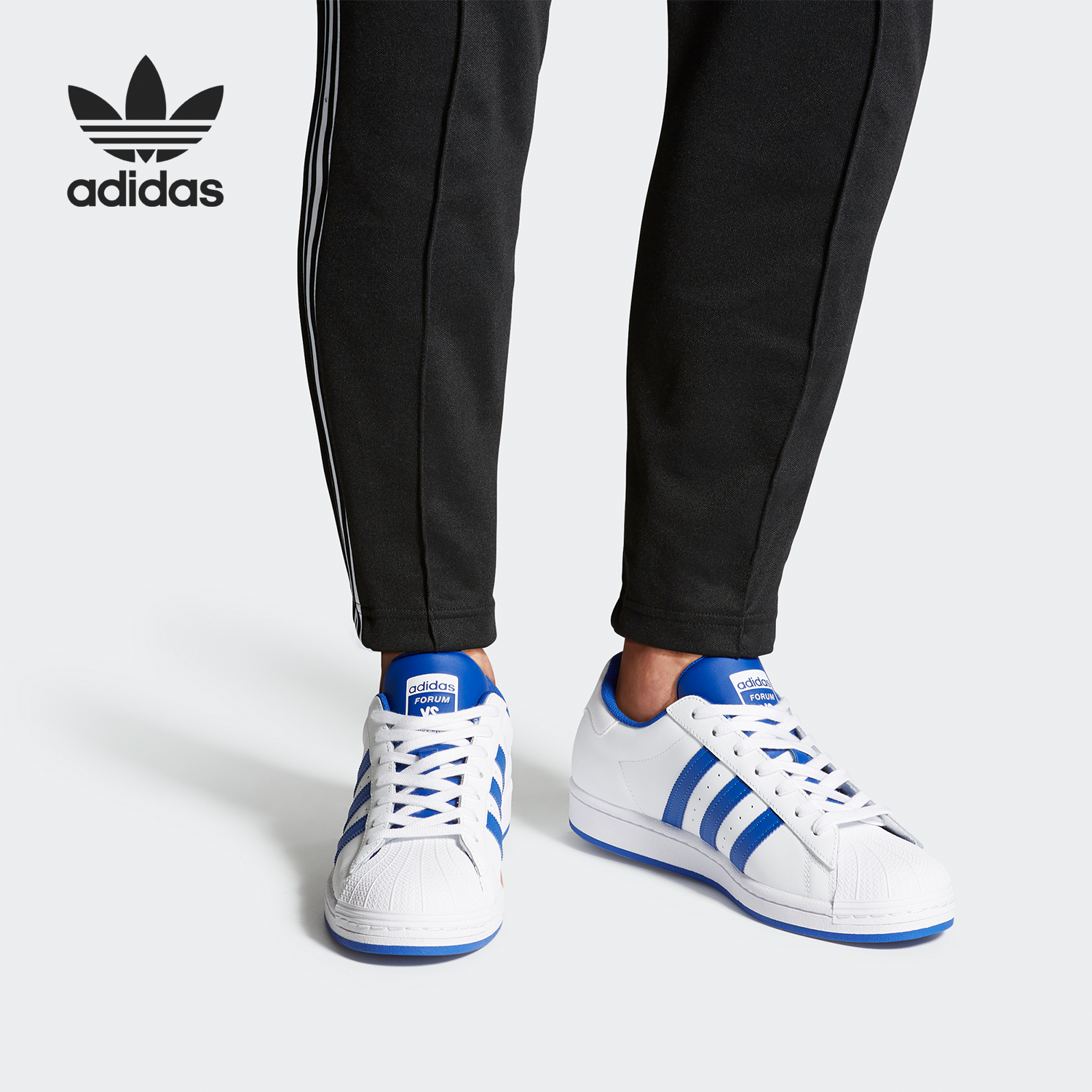 Adidas/阿迪达斯正品 三叶草新款男女贝壳头运动休闲板鞋FV8272
