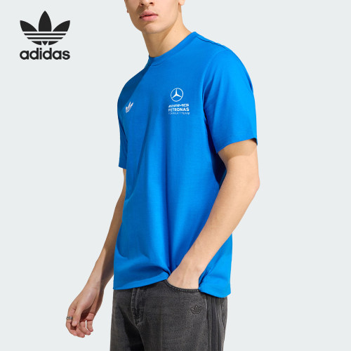 Adidas/阿迪达斯正品三叶草男士圆领透气套头短袖T恤KT5130