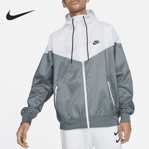 Nike/耐克正品Sportswear男士拼接连帽运动外套DA0001-084