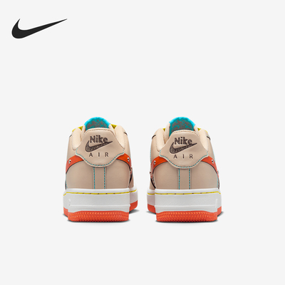 Nike/耐克正品Air Force 1 GS女子大童透气板鞋IB7725-126