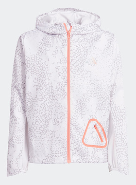 Adidas/阿迪达斯正品U RUN JACKET大童连帽夹克外套IB8876