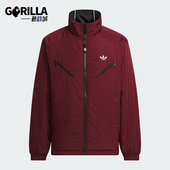 运动休闲双面穿棉服KA0821 三叶草男士 Adidas 阿迪达斯正品