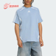 运动足球日常宽松短袖 Adidas KE0144 款 男士 阿迪达斯正品 2025夏季