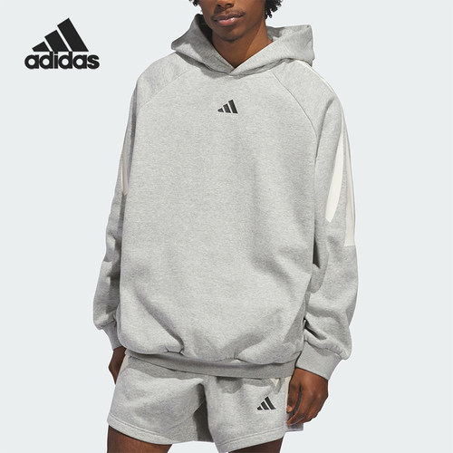 Adidas/阿迪达斯正品BasketbalBasketbalFLEC经典连帽卫衣KB7540