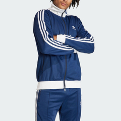 Adidas/阿迪达斯正品三叶草男士复古立领运动修身外套IP0418