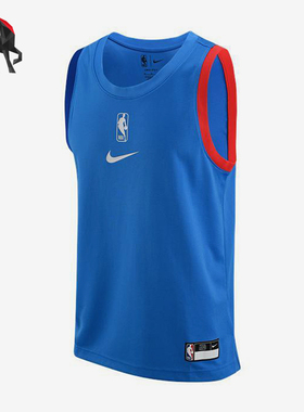 Nike/耐克正品运动男士圆领透气经典休闲复古无袖背心DR2275-435