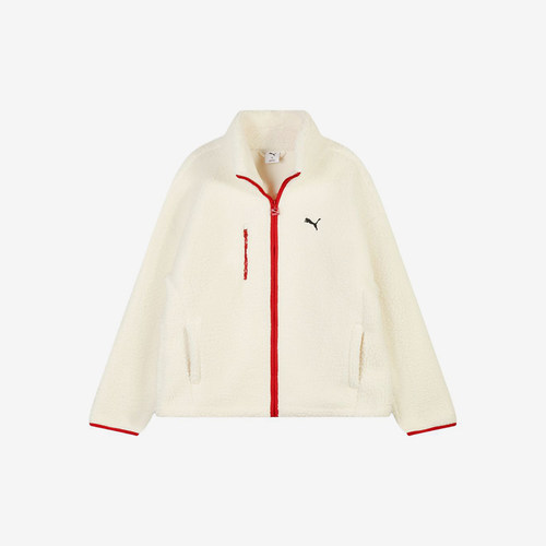 Puma/彪马正品SHERPA FZ男士拉链宽松长袖绒感外套694990-18