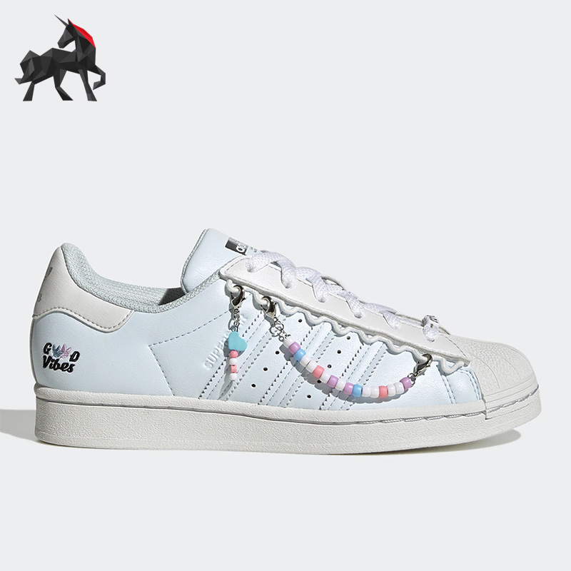 Adidas/阿迪达斯正品三叶草女子运动休闲低帮舒适板鞋 HP7827