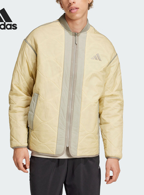 Adidas/阿迪达斯官方正品LIGHT PAD男士保暖宽松运动棉服JG5934