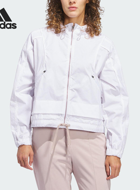 Adidas/阿迪达斯正品W BTC FZ HDY女士高尔夫运动外套JC9253