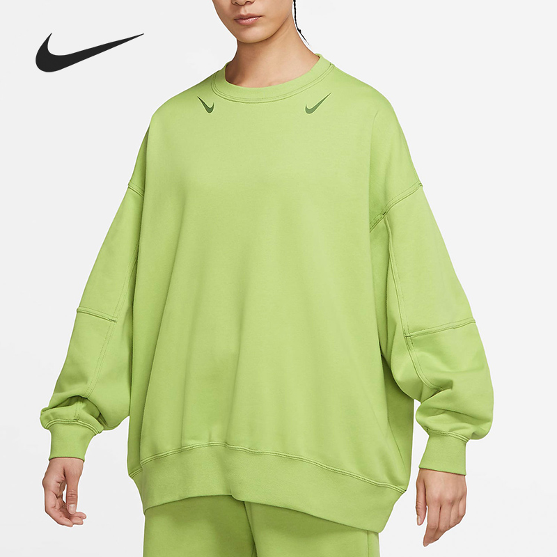 Nike/耐克正品新款女子休闲套头宽松圆领运动卫衣DZ6302-332