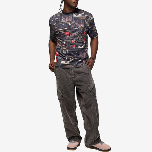 Nike耐克正品Jordan BRK TV男印花圆领套头短袖T恤HQ8946-010
