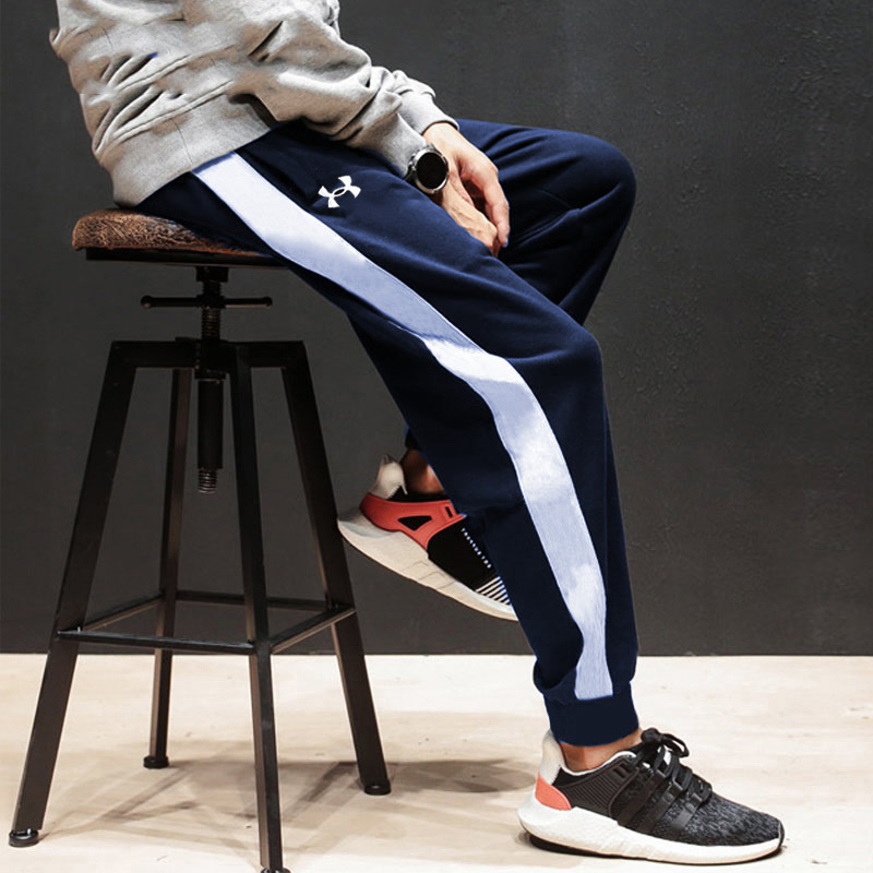 安德玛正品UA训练时尚男子运动束脚针织跑步长裤卫裤21500740