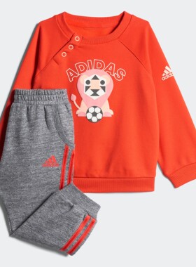Adidas/阿迪达斯正品童装20秋冬新款男女婴童针织运动套装DM7039