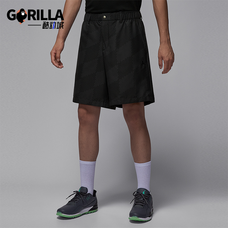 Nike/耐克正品JORDAN男士印花宽松休闲透气训练短裤HQ8676-045