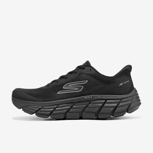 Skechers斯凯奇正品MAX FLEX男款耐磨透气轻量跑步鞋221240-BBK