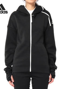 Adidas/阿迪达斯官方正品W Zne Hd FR 女子连帽夹克外套 DM5024