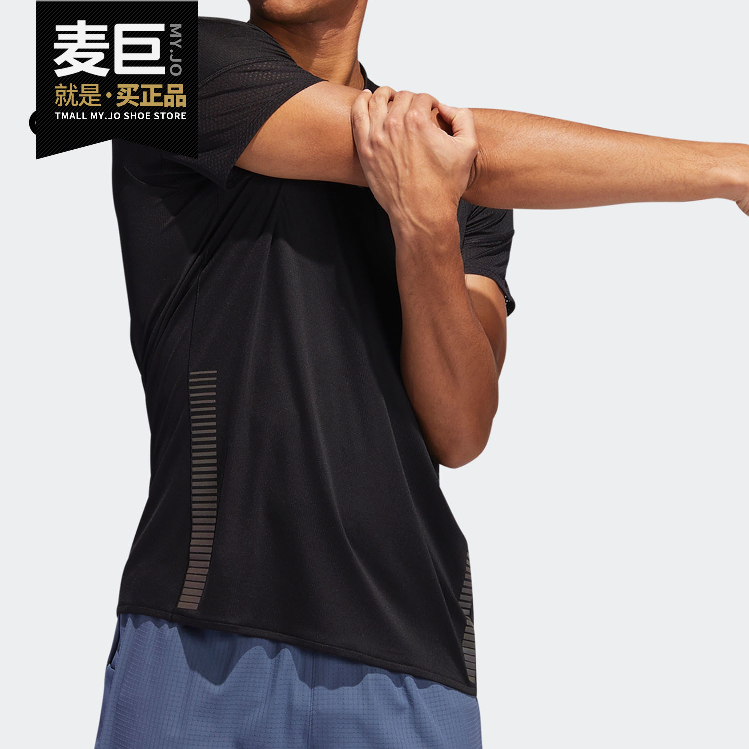 男子休闲运动圆领T恤夏季新品