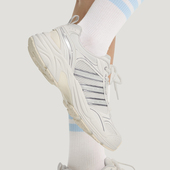 Adidas KI6369 FLUX男女休闲低帮系带耐磨老爹鞋 阿迪达斯正品 NEON